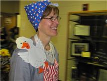 Becky as Mrs. Wishy-Washy